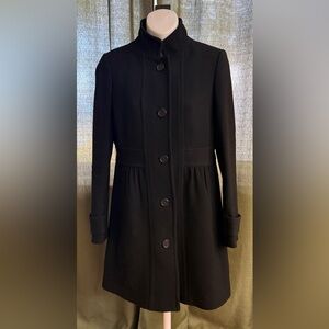 J.Crew Classic Lady Day Coat Italian Double Cloth Wool Women’s Size 4
